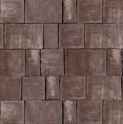 Плитка тротуарная SteinRus Старый город Б.2.Фсм.6, гладкая, ColorMix Браун, толщина 60 мм