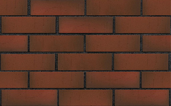 Кирпич клинкерный ЛСР Ричмонд красный флэш винтаж, 250*85*65 мм