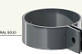Хомут трубы KROP PVC для системы D 130/90 мм, RAL 9010