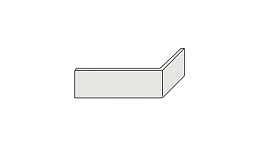 Клинкерная плитка угловая ручной формовки Feldhaus Klinker NF 14 W931 vario geo carinu 240*71*115*14 мм