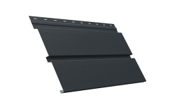 Софит Grand Line металлический Квадро брус с перфорацией 0,5 Satin Matt TX с пленкой RAL 7016