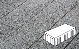 Плитка тротуарная Готика, City Granite FINO, Скада без фаски В3.П.10, Белла Уайт, 225*150*100 мм