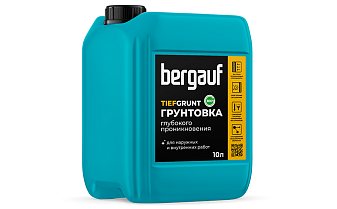 Грунтовка глубокого проникновения Bergauf TIEFGRUNT, 10 л