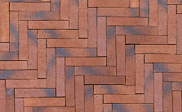 Клинкерная брусчатка Westerwaelder Klinker WK103RBL Design Rot blau PK, 240*52*50 мм