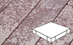 Плитка тротуарная Готика, City Granite FINERRO, Квадрат Б.5.К.10, Сансет, 500*500*100 мм