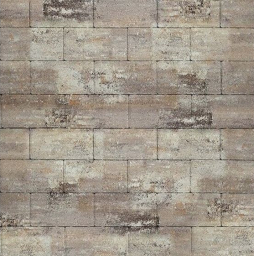 Плитка тротуарная SteinRus Прямоугольник Б.6.П.6 гладкая, ColorMix Берилл, 200*100*60 мм