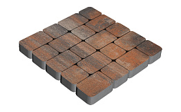 Плитка тротуарная SteinRus Инсбрук Альт Дуо Б.2.Фсм.6, Native, Рей, толщина 60 мм