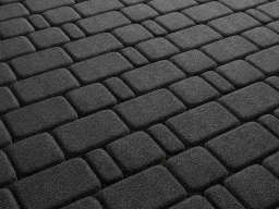 Плитка тротуарная Классико Б.4.КО.6 стоунмикс черный, комплект 3 шт, толщина 60 мм