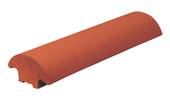 Клинкерный заборный элемент King Klinker 01 Ruby red, 79*250*42 мм