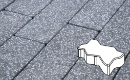Плитка тротуарная Готика, Granite FINERRO, Зигзаг/Волна Б.2.Ф.6, Суховязкий, 225*112,5*60 мм