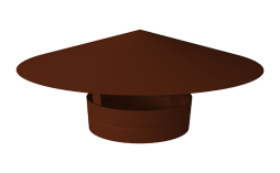 Дымник на трубу Grand Line круглый D 160 мм Satin RAL 3009