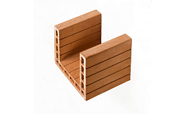 Керамический блок Kerakam U, 6 НФ, М100, 215*250*219 мм