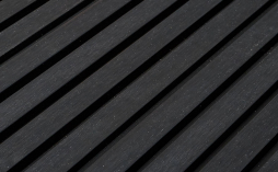 Реечная фасадная панель из ДПК CM Wall Black wood (Черное дерево), 4000*219*26 мм