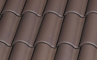 Керамическая черепица рядовая La Escandella Large Mixed, Brown