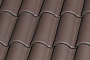 Керамическая черепица рядовая La Escandella Large Mixed, Brown
