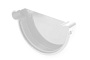 Заглушка левая Galeco для системы PVC D 130/100 мм, RAL 9010