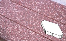 Плитка тротуарная Готика, Granite FINO, Зарядье Б.6.Ш.10 без фаски, Емельяновский, 600*400*100 мм
