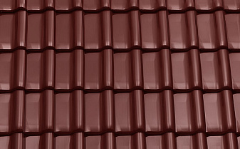 Керамическая черепица рядовая TONDACH Samba 11 (Sensaton 11), Red glazed