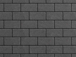 Плитка тротуарная Прямоугольник Б.2.П.8 гранит черный, 200*100*80 мм