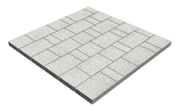 Плитка тротуарная SteinRus Бельпассо А.23(М).Псм.4, Backwash, Доломит, толщина 40 мм