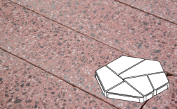 Плитка тротуарная Готика, Granite FINO, Полигональ Б.8.Фсм.8, Ладожский, 893*780*80 мм
