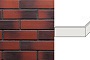 Клинкерная плитка угловая King Klinker Dream House 04 Wild wine RF10, 250*65*120*10 мм