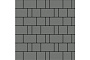 Плитка тротуарная SteinRus Бельпассо, гладкая, серый, толщина 60 мм