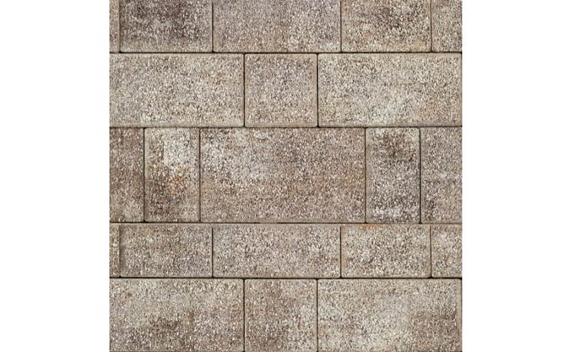 Плитка тротуарная SteinRus Инсбрук Тироль Б.4.Псм.6, Old-age, ColorMix Берилл, толщина 60 мм