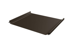 Фальцевая кровля Grand Line Кликфальц® Pro Rooftop Matte RR 32 темно-коричневый