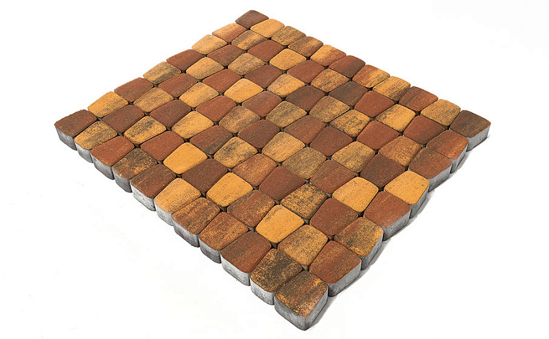 Плитка тротуарная BRAER Классико круговая Color Mix Мальва, 73*110*115*60 мм