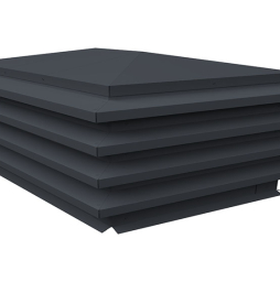 Дымник на трубу Grand Line елка 590*350 мм Satin RAL 7024