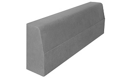 Дорожный бордюр SteinRus БР 100.30.15, гладкая, серый, 1000*300*150 мм