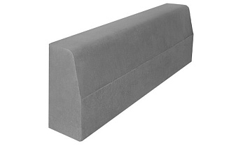 Дорожный бордюр SteinRus БР 100.30.15, гладкая, серый, 1000*300*150 мм