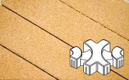 Плитка тротуарная Готика Premium Silver, Эко-фантазия Б.3.ГР.8, №3, 300*300*80 мм