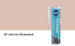 Силиконовый герметик Kesto Silicone, 29 светло-бежевый, 310 мл