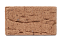 Кирпич облицовочный Губский КЗ, кора с песком, бежевый, 250*120*65 мм