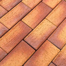 Тротуарная клинкерная брусчатка Feldhaus Klinker KF P249 KF areno ferrum 200*100*45 мм