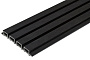 Реечная фасадная панель CM Wall Black wood 3000*219*26 мм