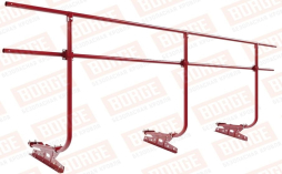 Кровельное ограждение Borge для фальцевой кровли оцинкованное RAL 3003, 300*90 см