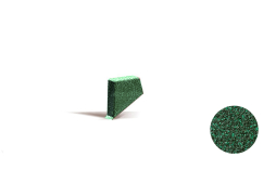 Заглушка для торцевой планки Metrotile левая, Green