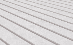 Фиброцементная панель CLADBOARD линеарная 1, полированная, белая, 2400*1200*8 мм