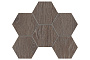 Мозаика Estima Hexagon Kraft Wood KW03, 285*250*10 мм
