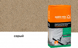 Модифицированный песок quick-mix "FUGENSAND PLUS" FUS для заполнения швов, серый, 25 кг