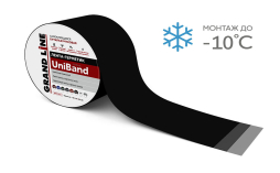 Герметизирующая лента Grand Line UniBand RAL 9005 черный, 1000*20 см