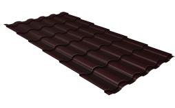 Металлочерепица Grand Line Kredo Satin Matt TX RAL 8017
