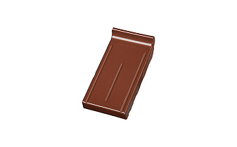 Клинкерный завершающий водоотлив Terca Light brown, 160*105*30 мм