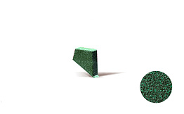 Заглушка для торцевой планки Metrotile правая, Green