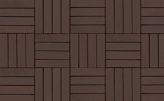 Клинкерная брусчатка Westerwaelder Klinker WK105DB Design Dunkel Braun PK, 240*52*50 мм