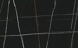 Керамогранит KERAMA MARAZZI Сахара Блэк черный лаппатированный обрезной, 3200*1195*11 мм
