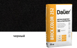 Цветная кладочная смесь Dauer BRICK.COLOR 252 черный, 50 кг